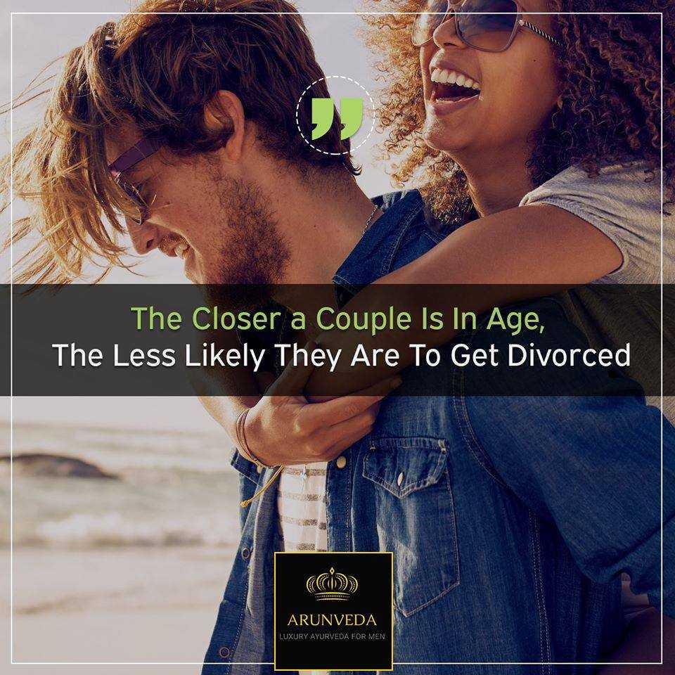 The bigger the age gap, the shorter the marriage!