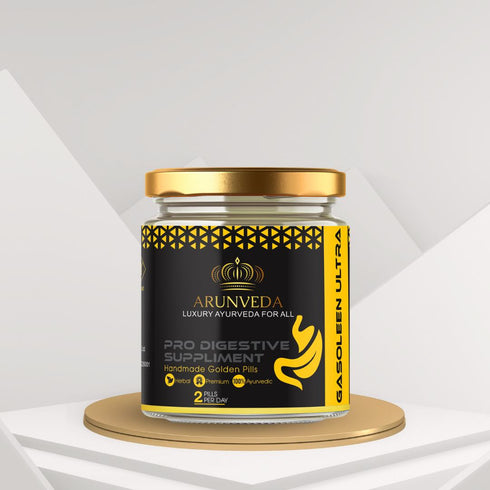 Arunveda Luxury Gasoleen Ultra Pro Digestive Supplement Home Made Golden Pills