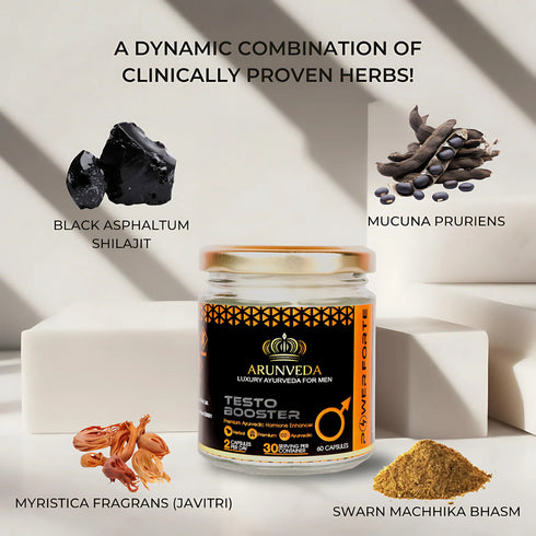 Arunveda Power Forte Testo Booster (Pack of 2)