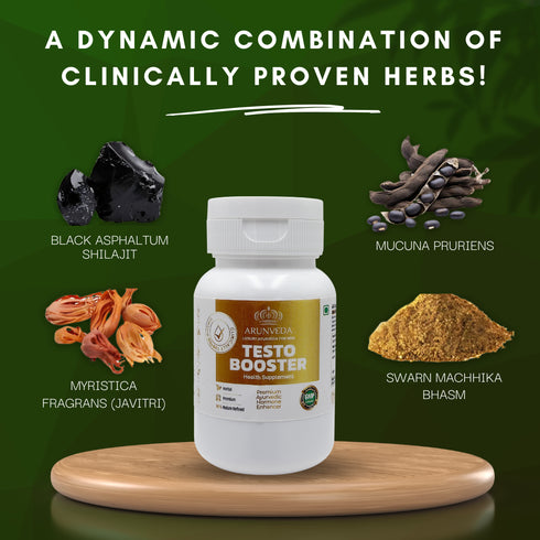 Arunveda luxury Power Forte Testo Booster Ayurvedic supplements for men