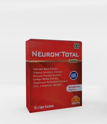 NEUROM TOTAL Sachets -10  High Strength Raspberry Flavor