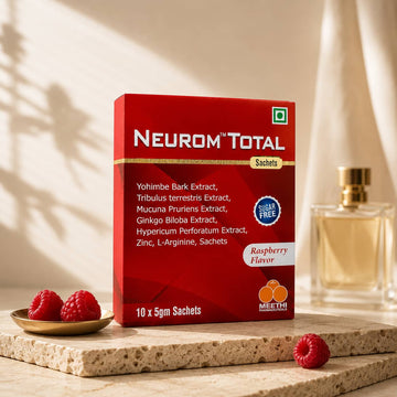 NEUROM TOTAL Sachets -10  High Strength Raspberry Flavor