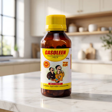 Gasoleen Ayurvedic Digestive Pills – Support For Gas, Acidity & Gut Comfort