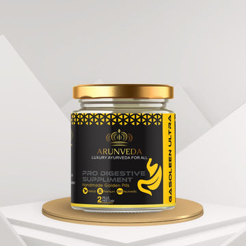 Arunveda Luxury Gasoleen Ultra Pro Digestive Supplement Home Made Golden Pills