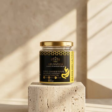 Arunveda Luxury Gasoleen Ultra Pro Digestive Supplement Home Made Golden Pills
